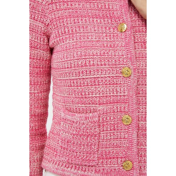 HYACINTH HOUSE Marled Pink Maybourne Cardigan Size L NWT Retail $158 Tuckernuck - Picture 5 of 8